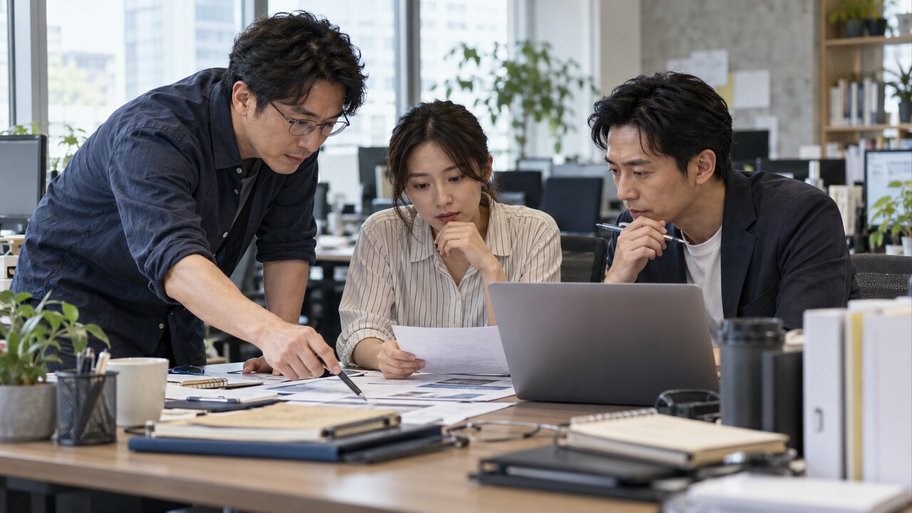 專案團隊共同檢視長時間 AI 任務的里程碑與成果