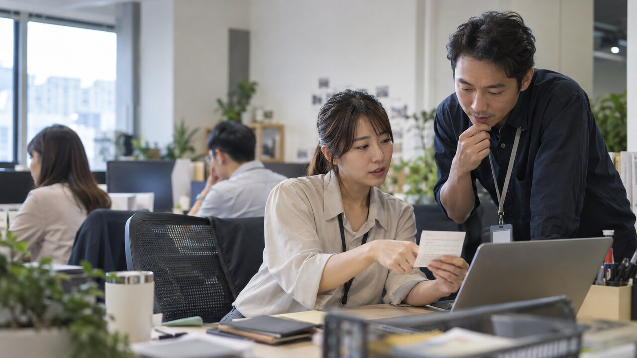 客服人員與主管共同確認轉人工案件內容