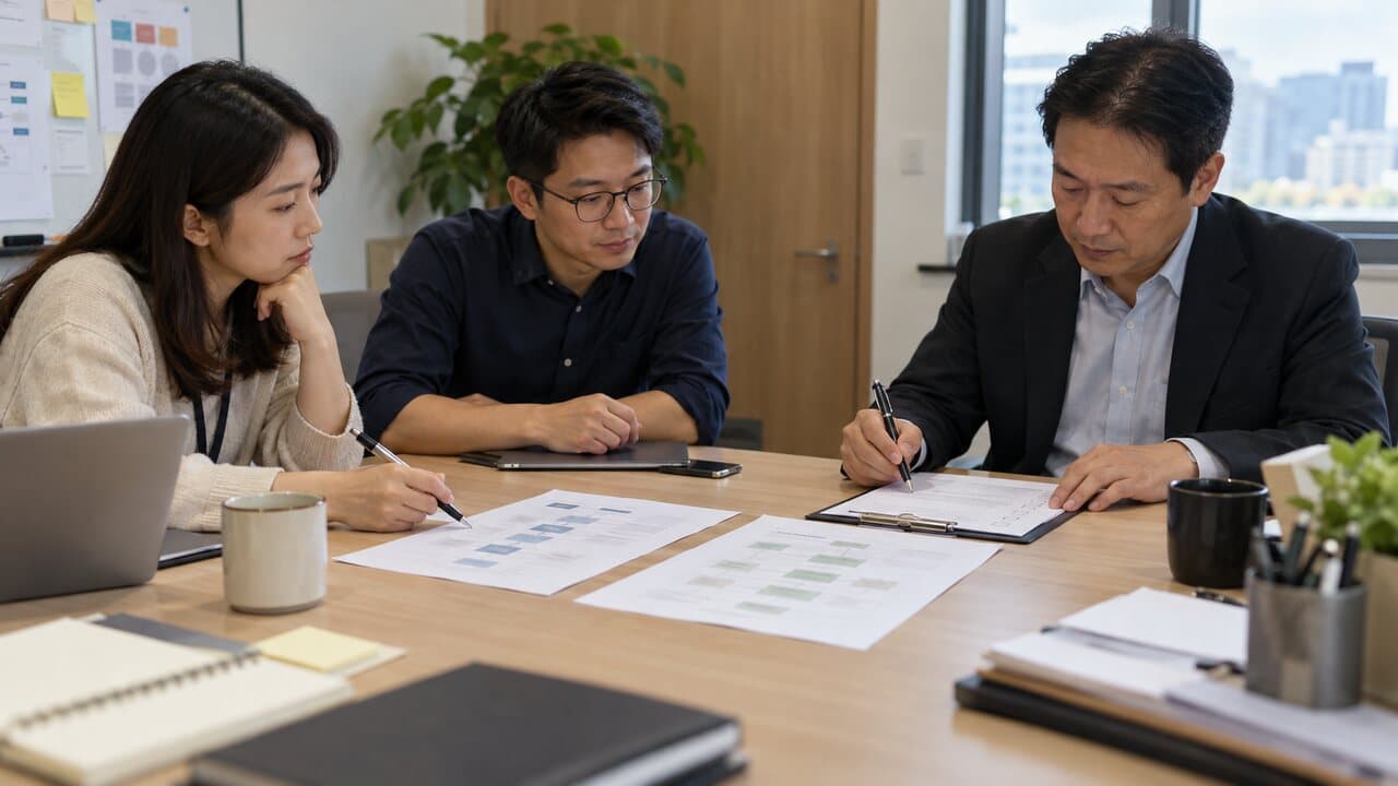 流程負責人比較新舊版本並完成變更核准