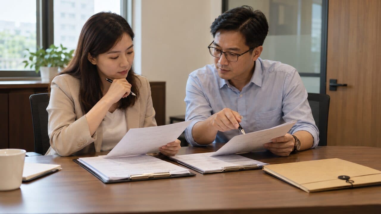 HR 與用人主管依面談紀錄與評估依據共同完成錄用前的人工覆核。