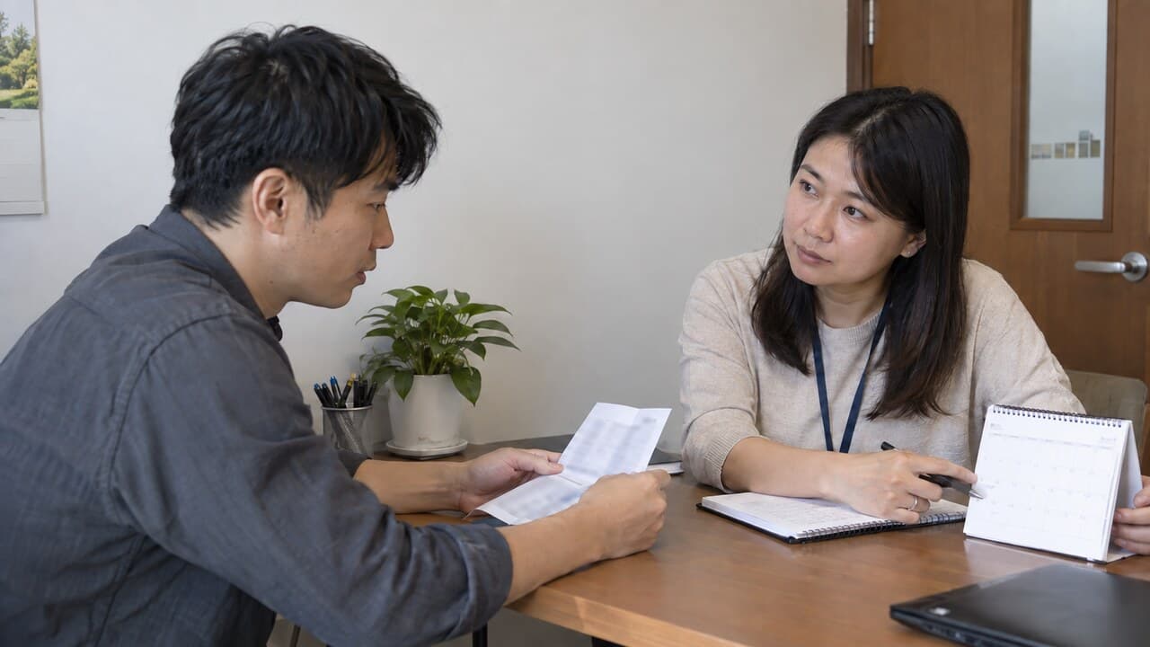 員工攜帶薪資明細向人資提出疑問，人資記錄問題並說明人工複核流程。