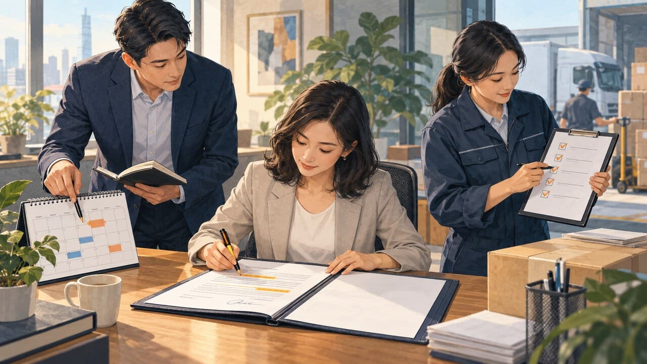 同一份合約的義務分散到法務、專案與營運角色