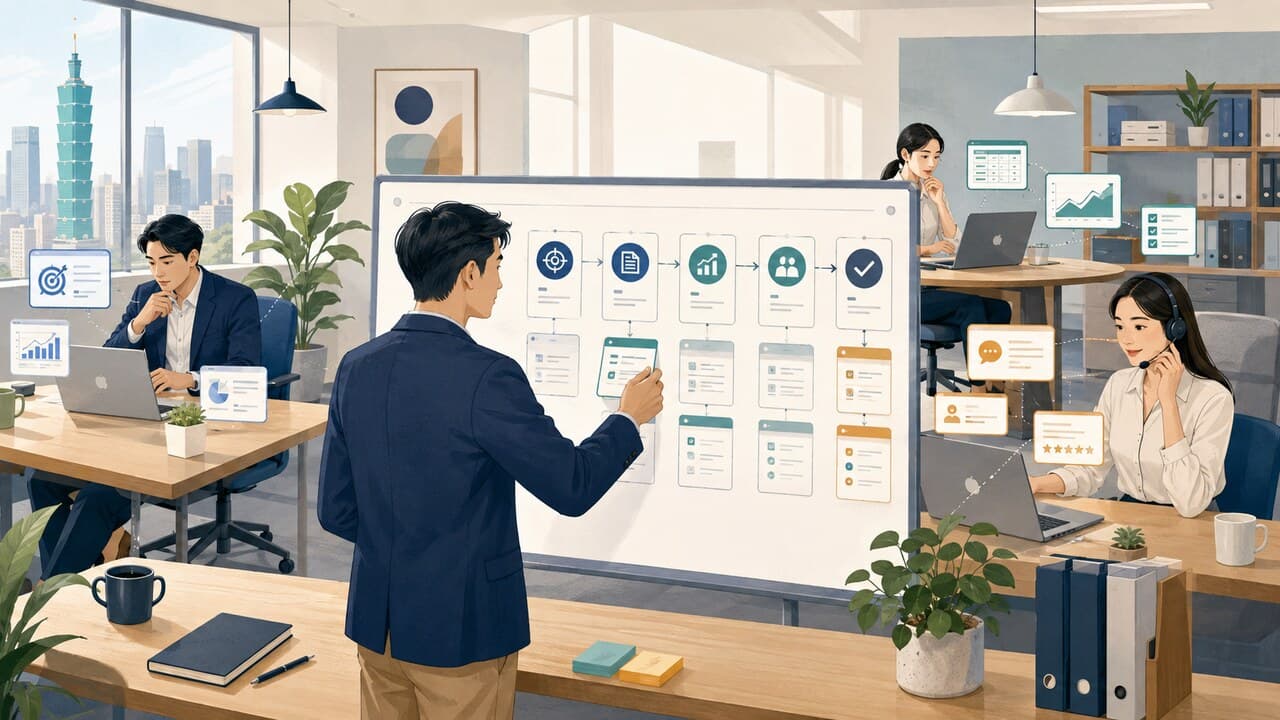企業主管檢視不同部門零散使用 AI,準備把成功做法整理成共同流程