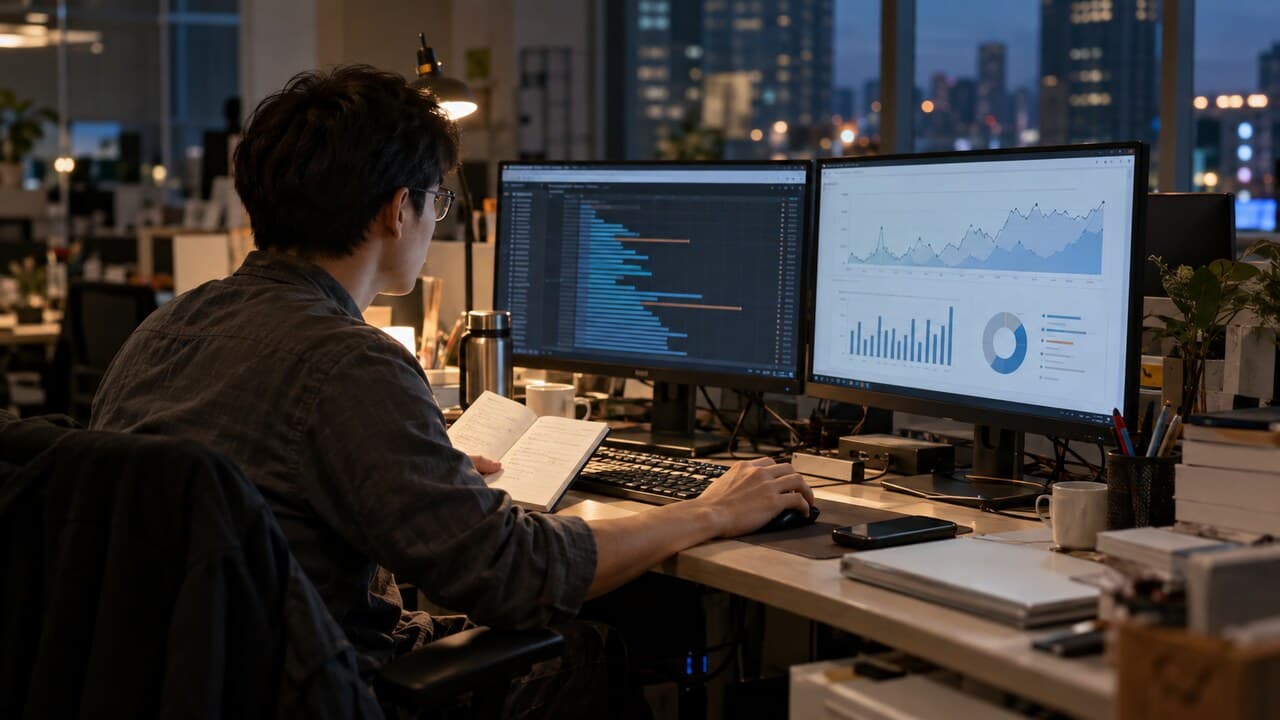 工程人員檢查長時間執行的 AI 批次任務與用量異常