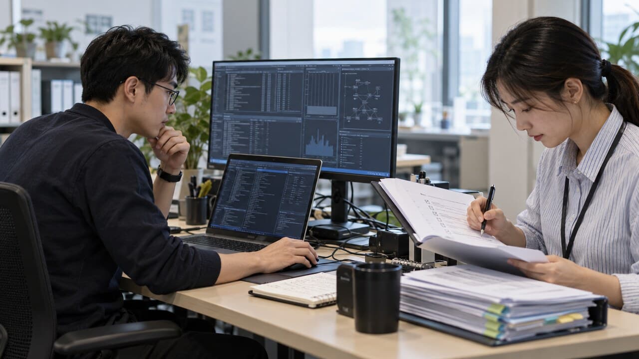 資安人員在修補後重新檢查系統,並由同仁核對結案證據