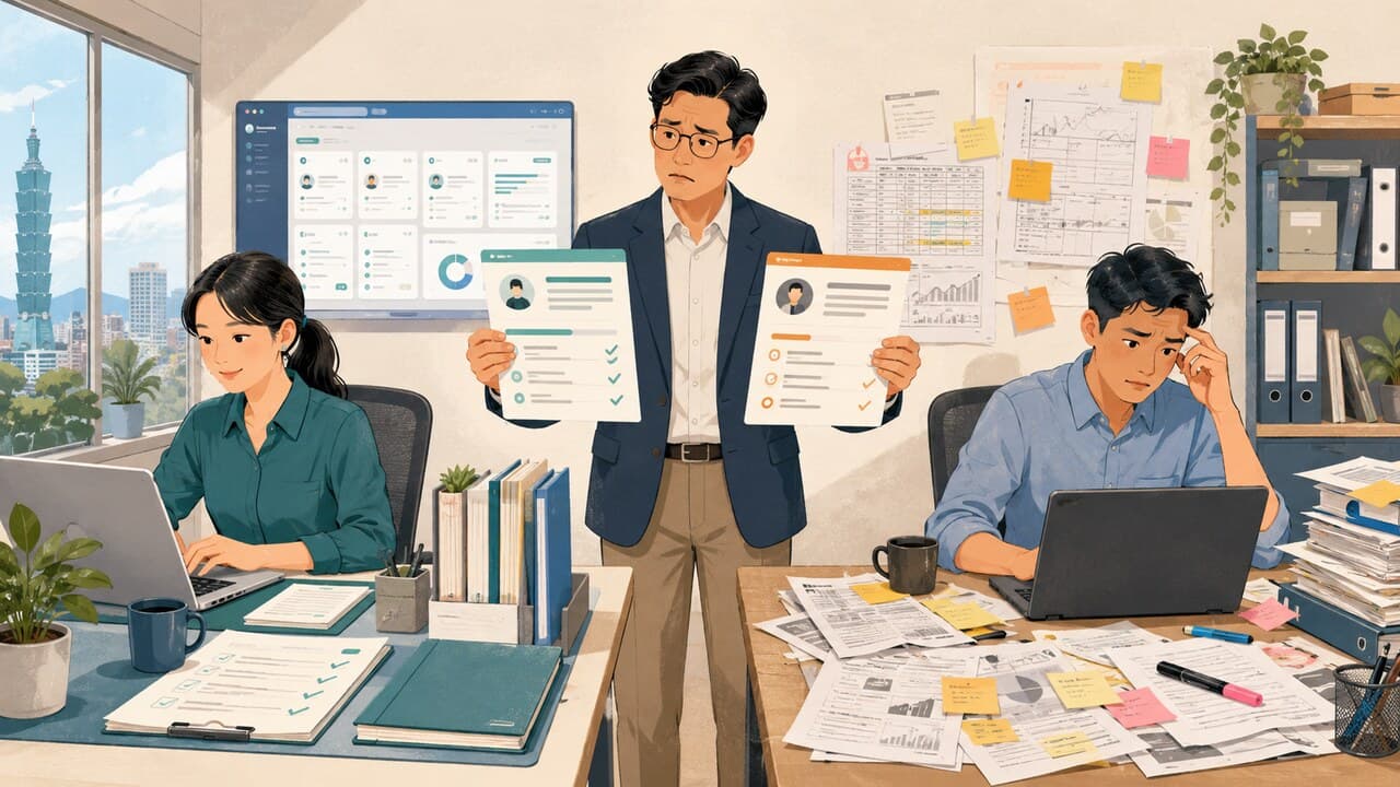 兩位員工以不同資料與提示方式處理相同任務,造成結果不一致